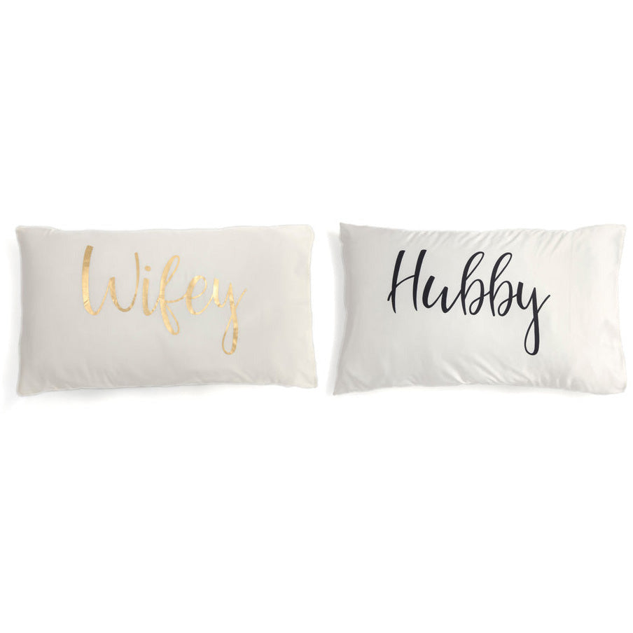 Hubby/Wifey Pillow Case Set