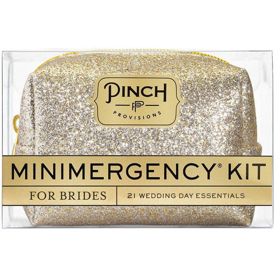 Champagne Glitter Minimergency Kit for Brides