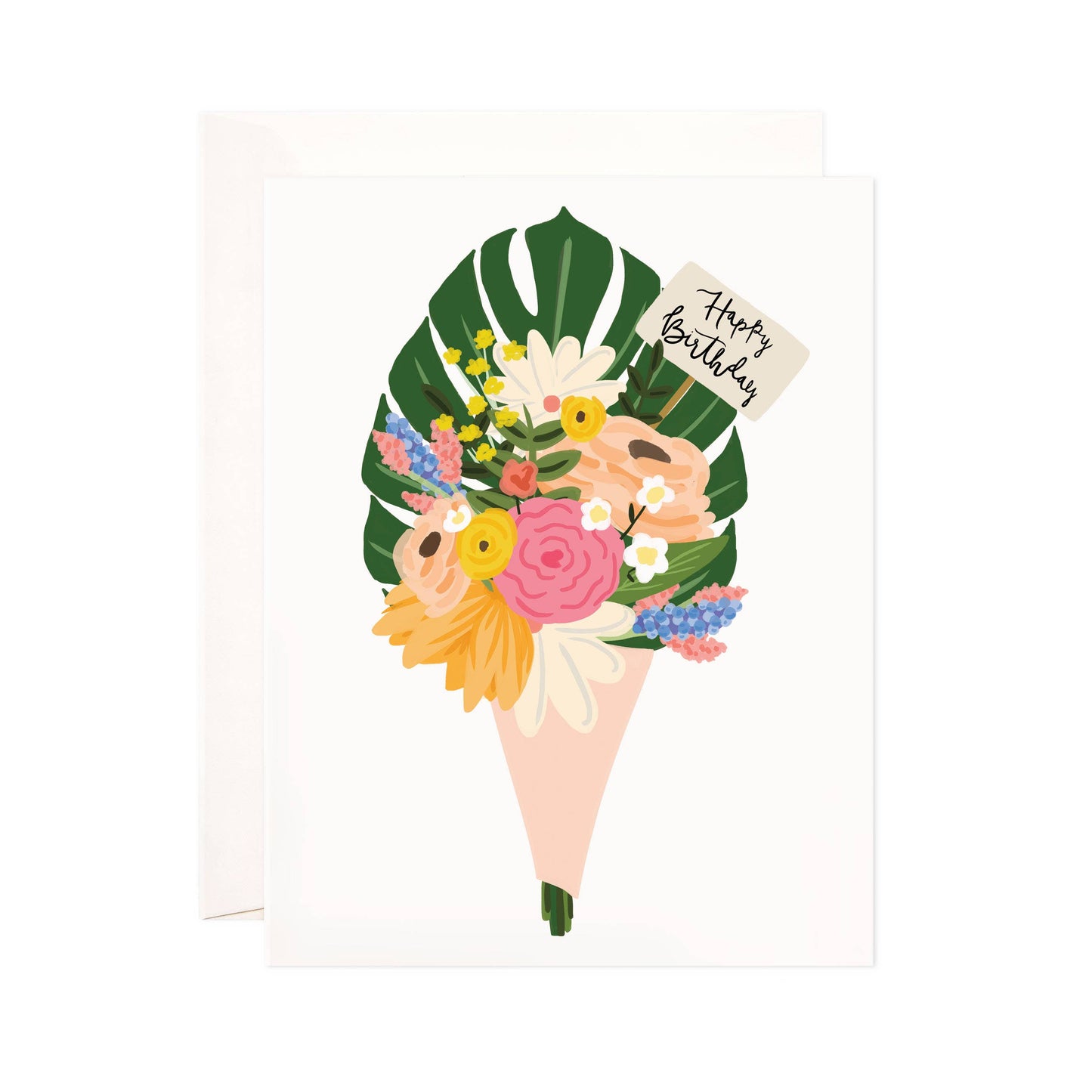 "Birthday Bouquet" Greeting Card
