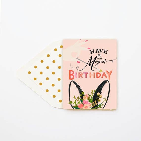 "Have a Most Magical Birthday" Greeting Card