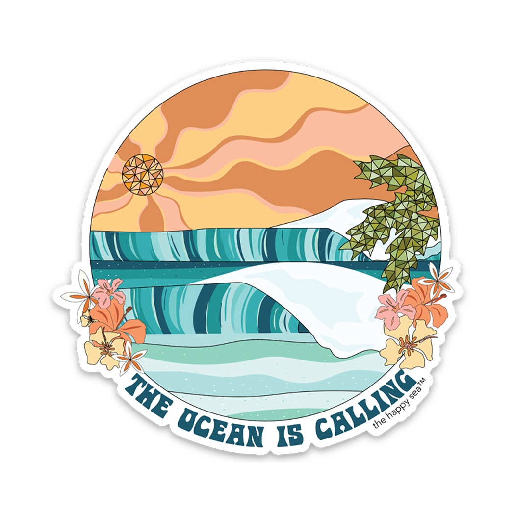 Ocean Calling Sticker