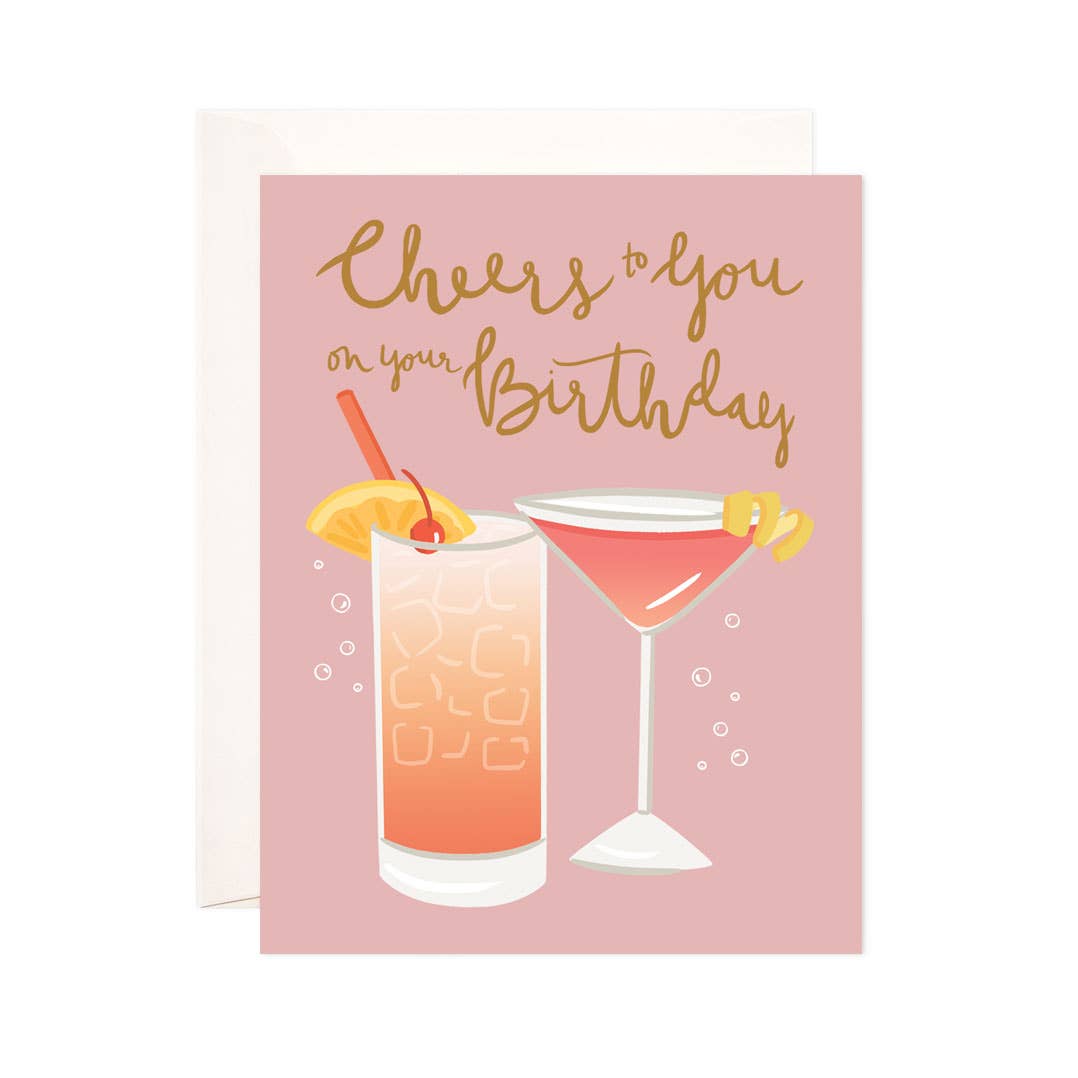 "Cheers to You" Birthday Greeting Card