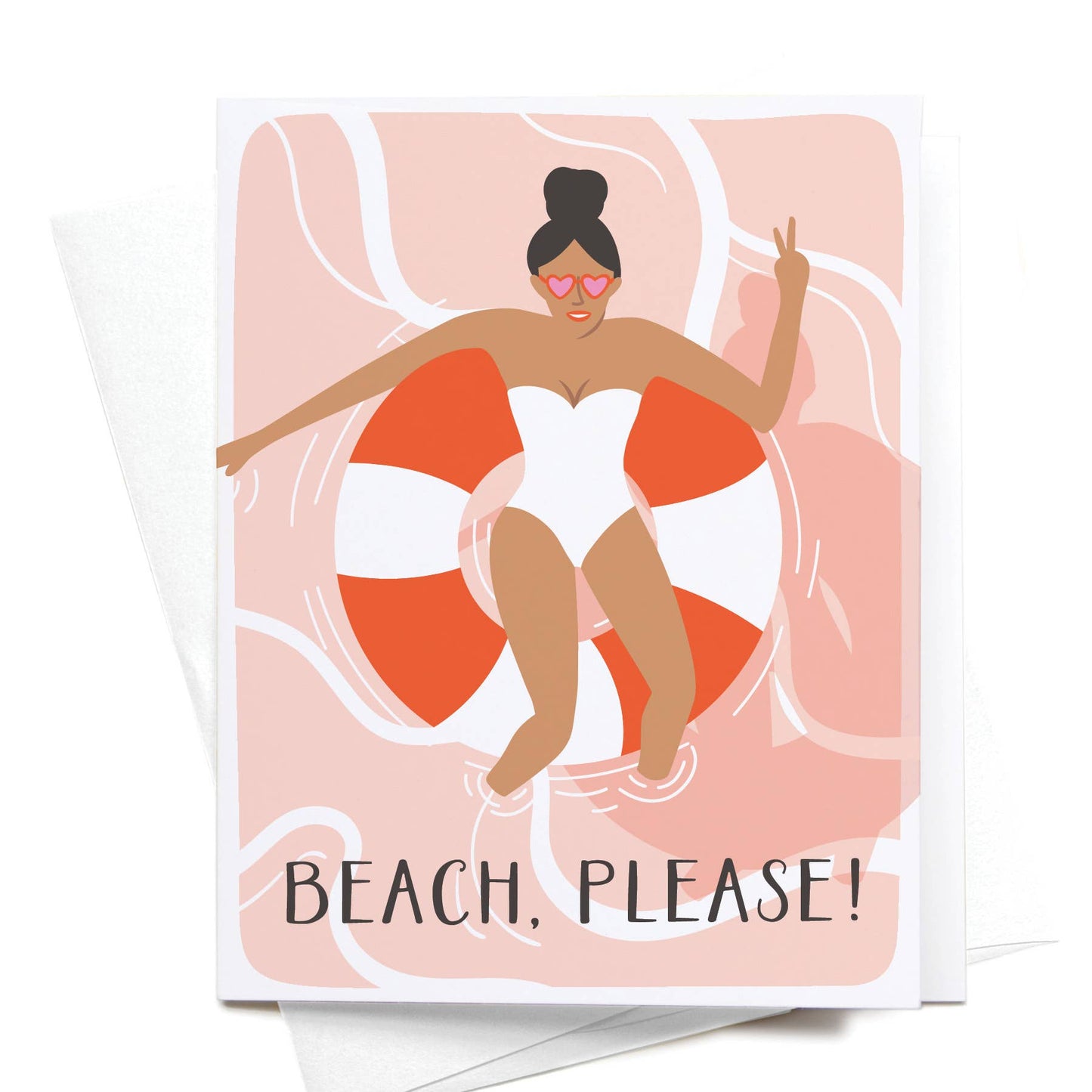 "Beach, Please!" Greeting Card