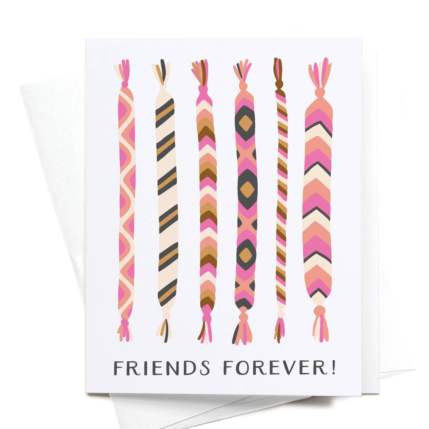 "Friends Forever!" Friendship Bracelets Greeting Card