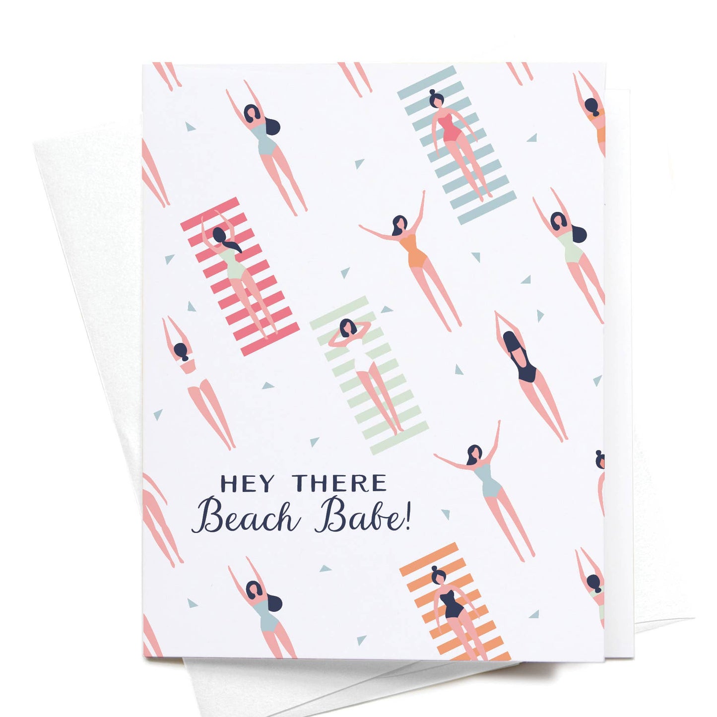"Hey There Beach Babe!" Greeting Card