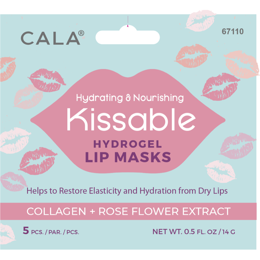 Collagen & Rose Flower Extract Hydrogel Lip Masks
