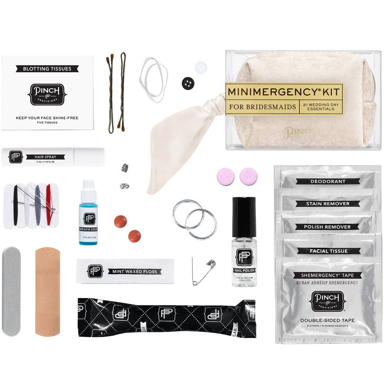 Velvet Minimergency Kits for Bridesmaids