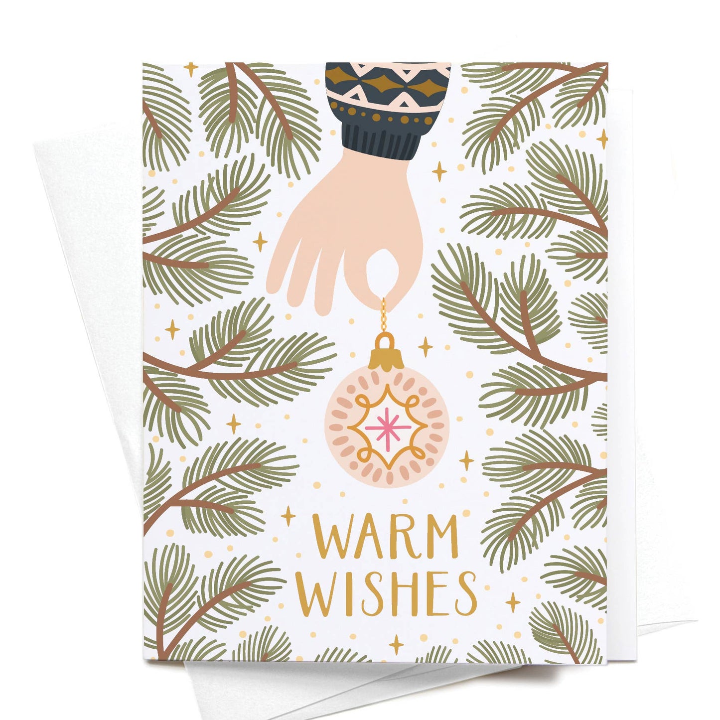 "Warm Wishes" Christmas Greeting Card