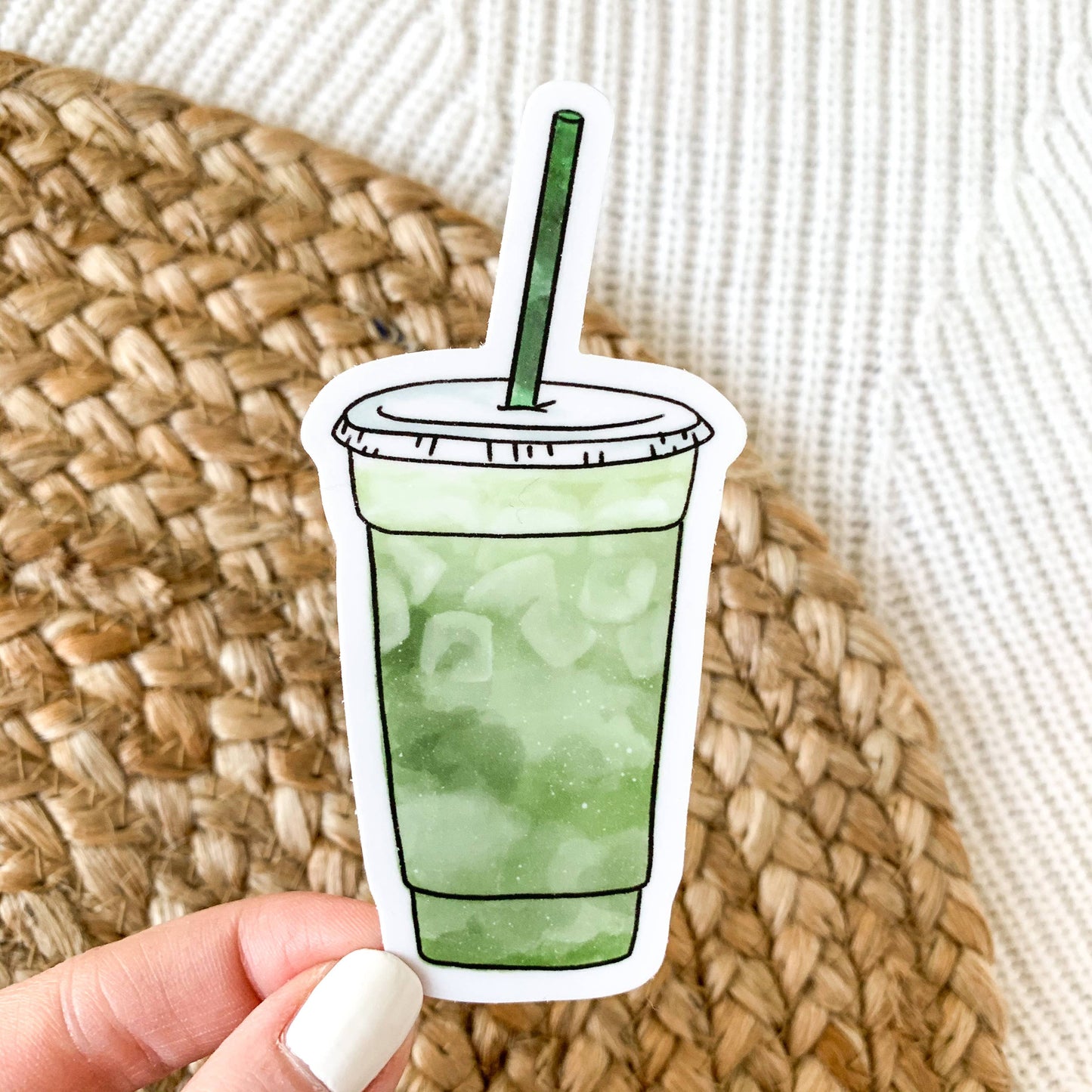 Matcha Green Tea Sticker