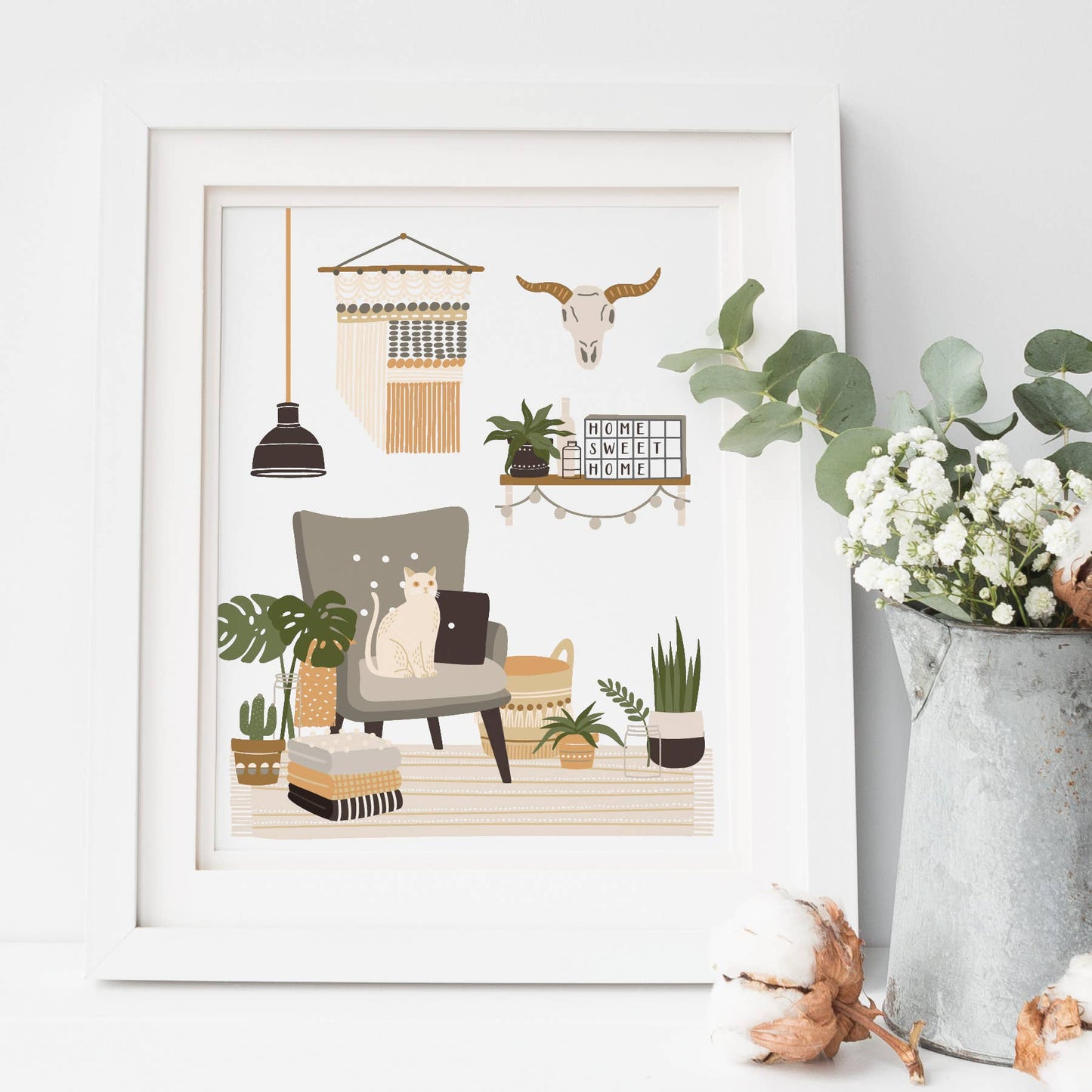 Boho Home Art Print