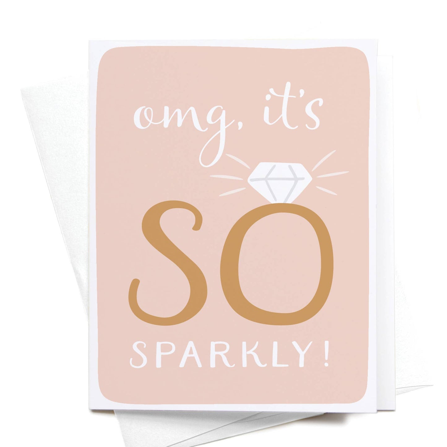 "OMG It's SO Sparkly!" Greeting Card