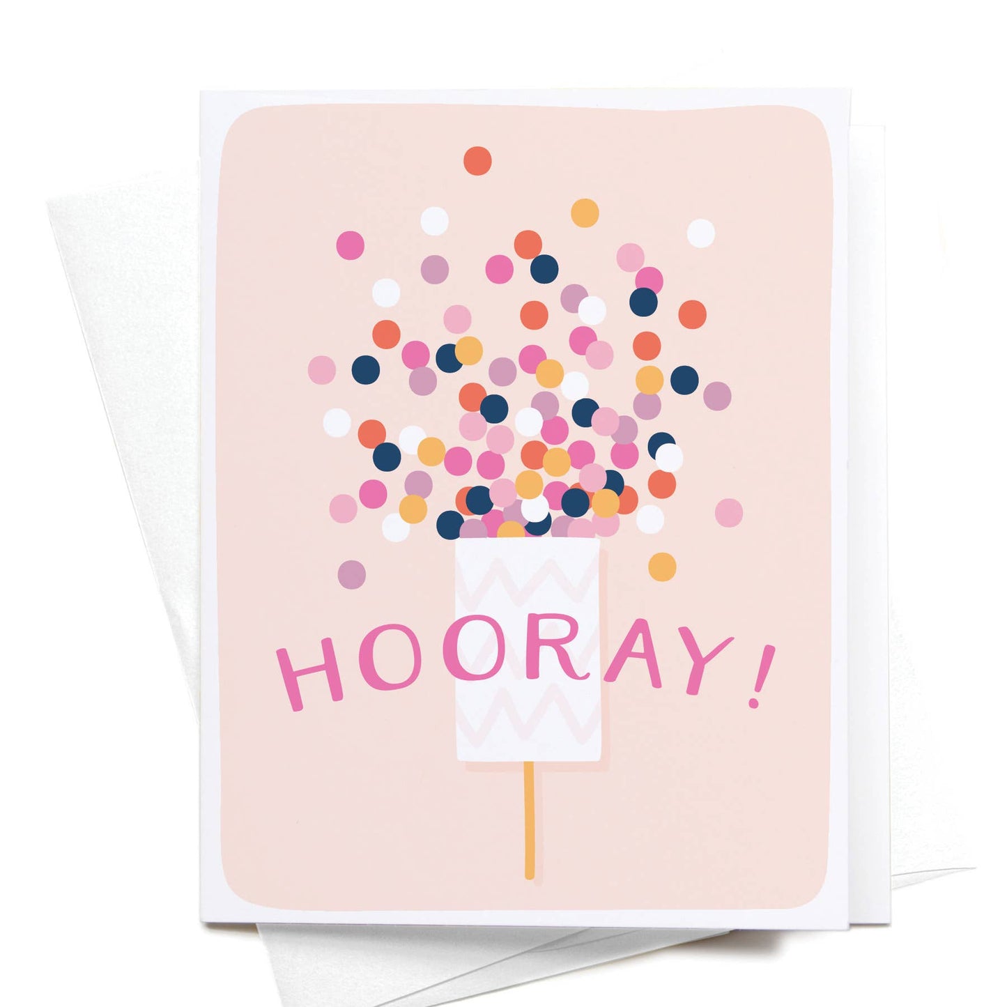 "Hooray!" Confetti Popper Greeting Card